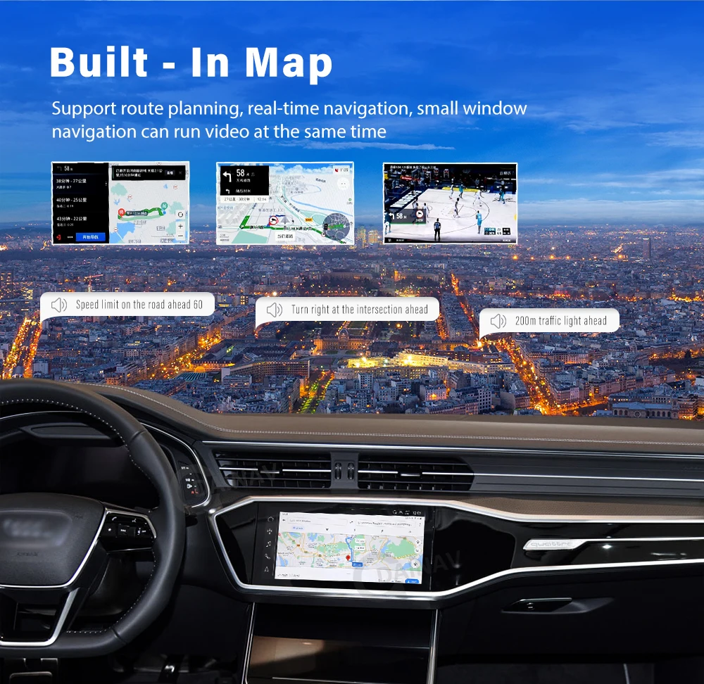 Мини-приставка Carplay с ИИ-приставкой Android Apple беспроводная Автомобильная