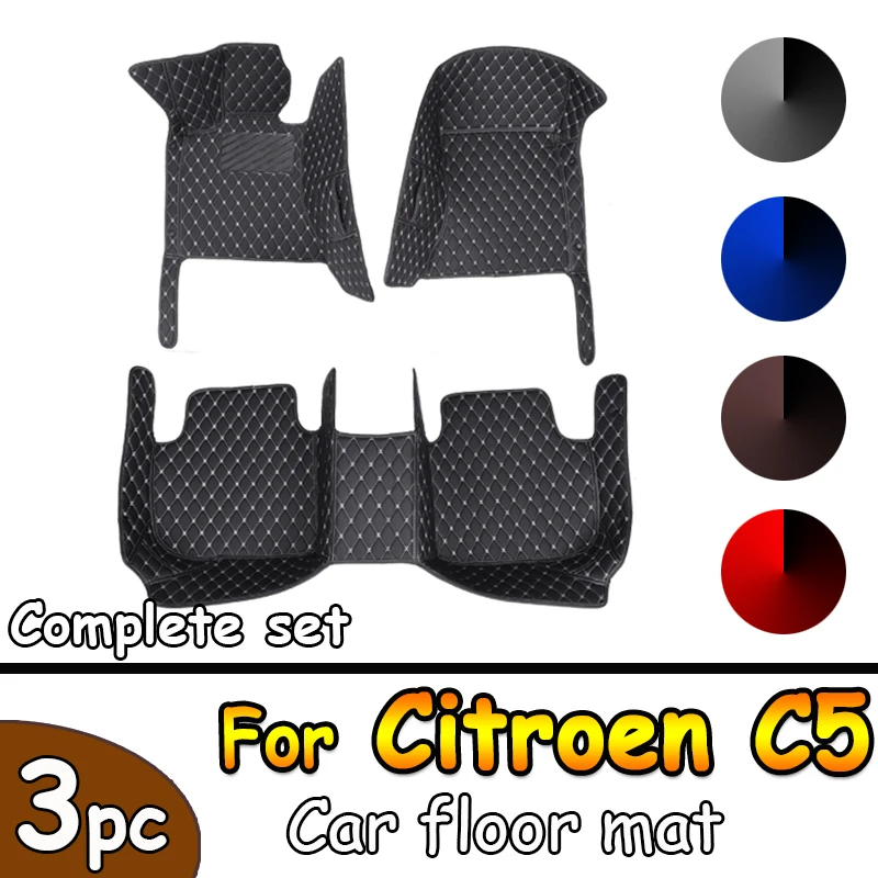 

Автомобильные коврики для Citroen C5 RD TD 2007 ~ 2015, автомобильный нескользящий кожаный коврик, прочный коврик, автомобильные коврики, детали интерьера, автомобильные аксессуары