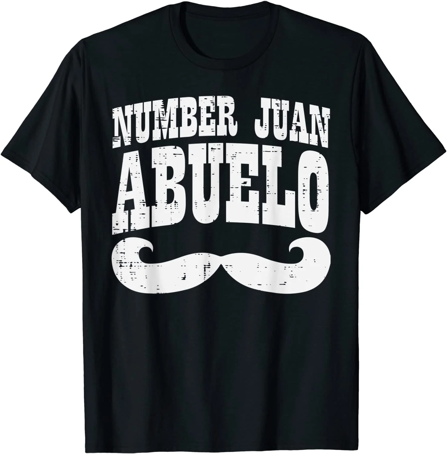 Mens Number One Juan Abuelo Spanish Fathers Day Mexican Grandpa T-Shirt
