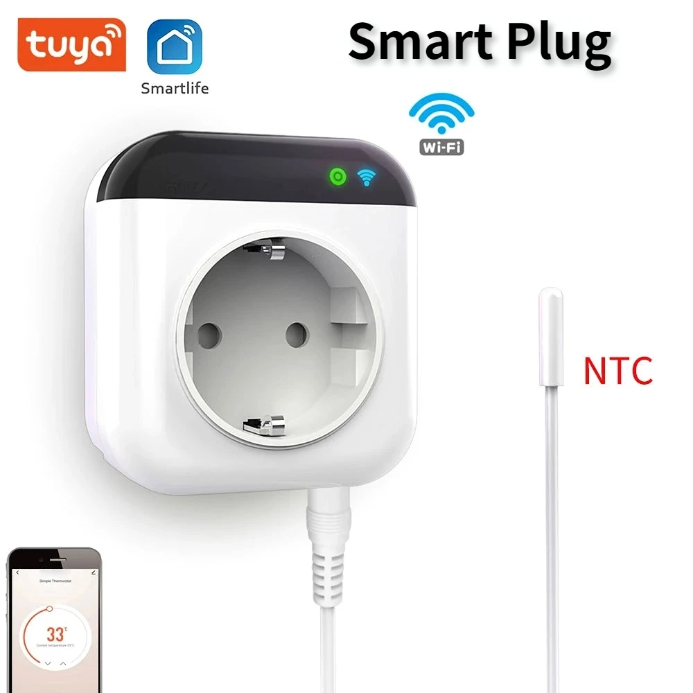 

Смарт-регулятор температуры Tuya, Wi-Fi, 15 А