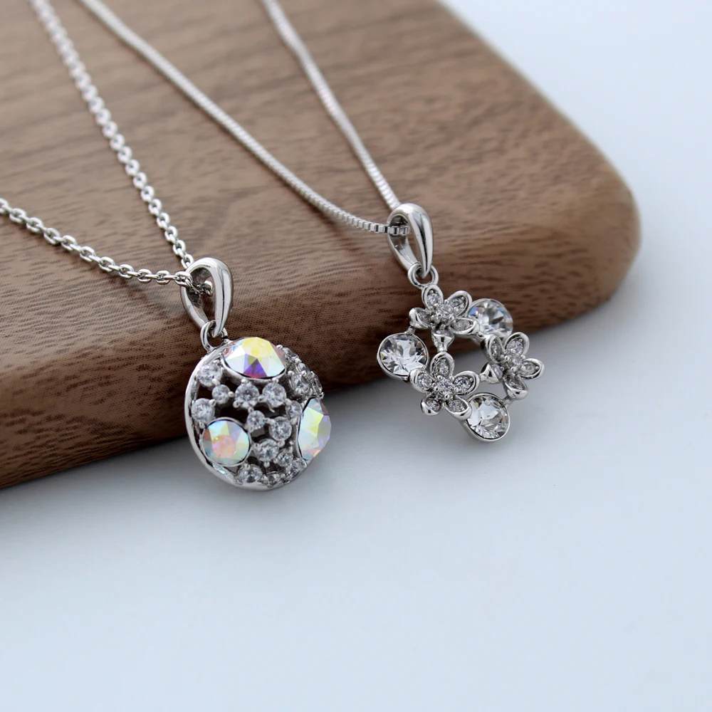 

Exquisite New Fashion Cubic Zirconia Silvery Chain Choker Necklace For Women Luxury Wedding Jewelry Accessories Bridesmaid Gifts