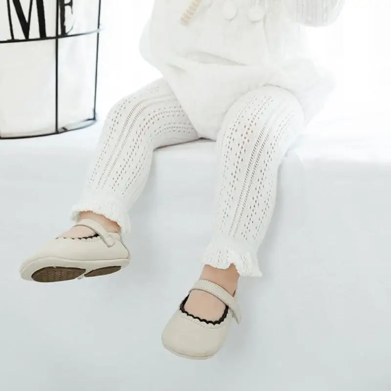Носки Summer Mesh Breathable Thin Cotton Anti-mosquito Baby Socks Boneless Baby Knee High Long Children's Socks