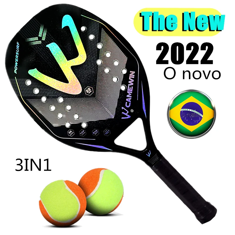 Новинка 2022 ракетка для пляжного тенниса CAMEWIN из углеродного волокна |