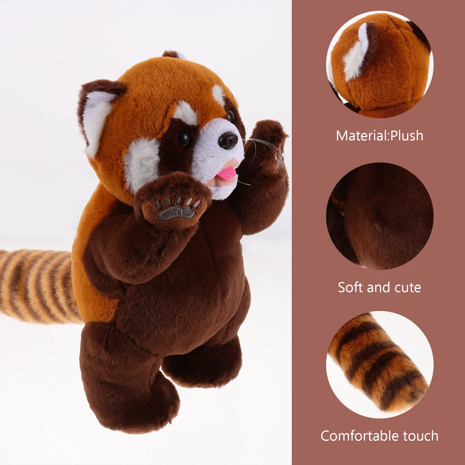 

Panda Plush Toy Stuffed Realistic Stuffed Animal Panda Toy Decor for Home Decor