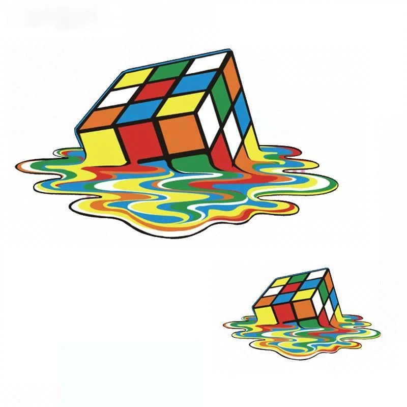 

Rubik's Cube Pattern Patch Iron on Patches for Clothing Stickers on Clothes Heat Transfer for T-shirt Applications DIY Appliques