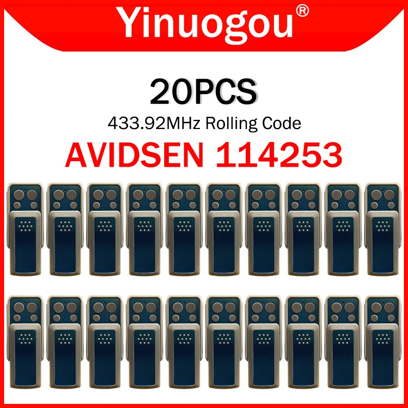 AVIDSEN Пульт дистанционного управления 433МГц 114253 104250 104251 104257 104350 104700 614701 654100 654250 654300