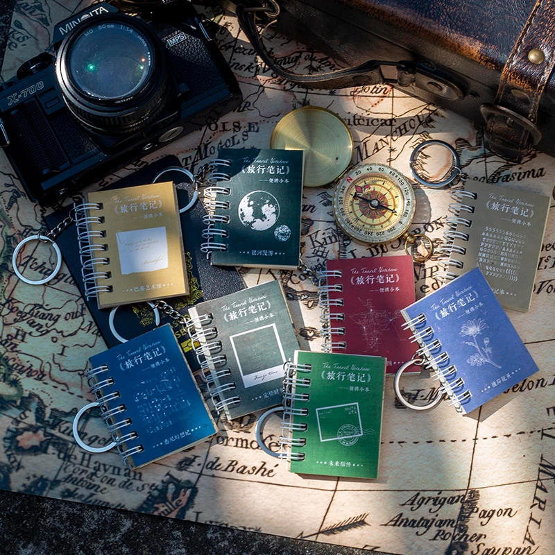 Dimi 50 листов винтажный мини-блокнот для записей с листьями металлическая Милая