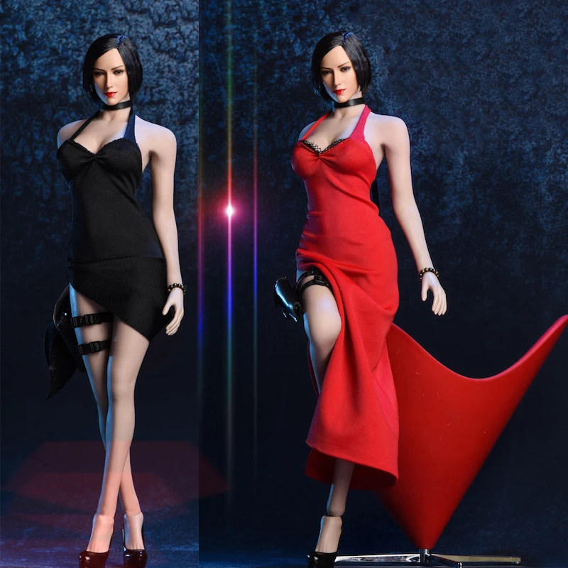 Vstoys 18XG14 масштаб 1/6 модель Ada Wong длинная юбка с подвесным воротником вечернее