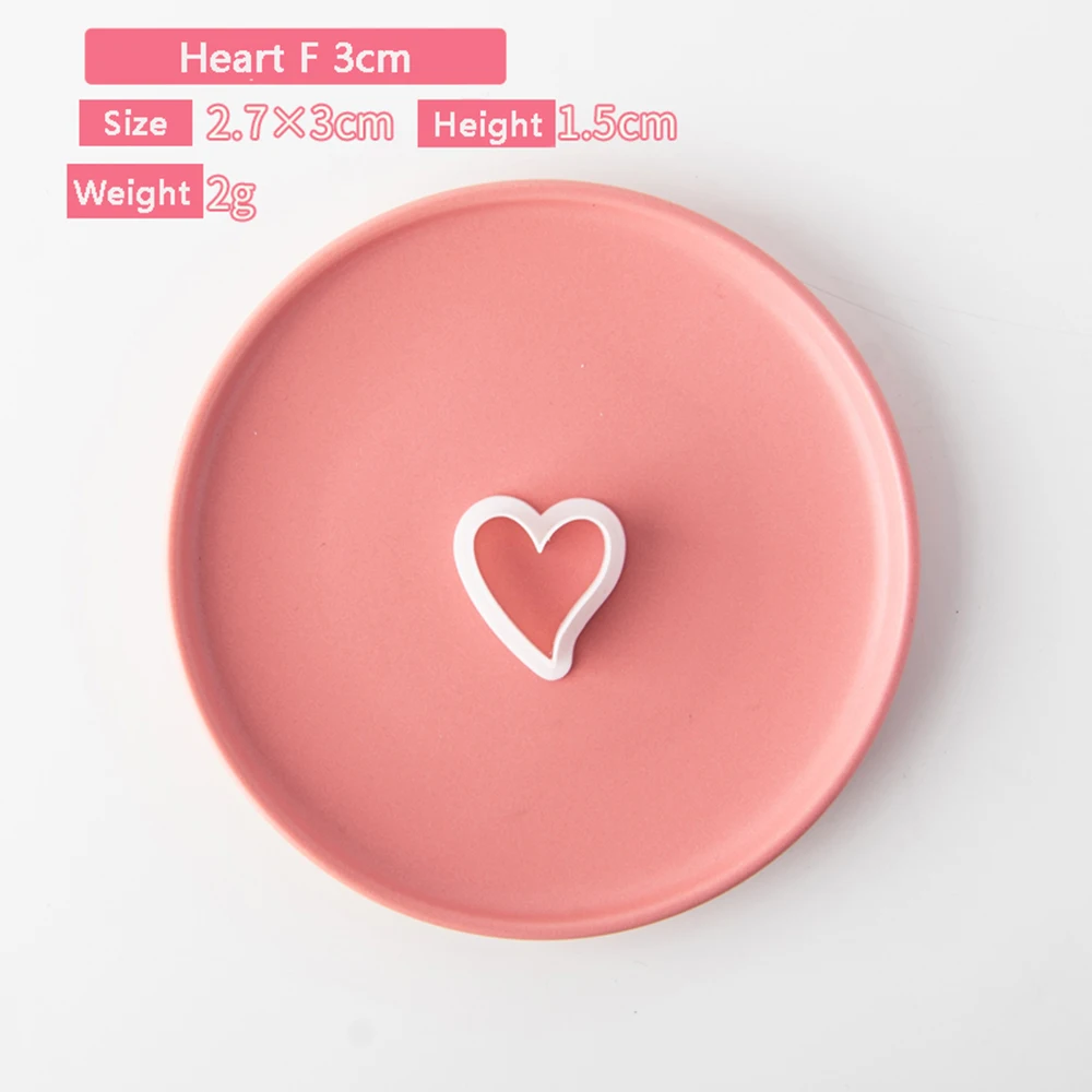 

Форма для печенья сердце пластиковая