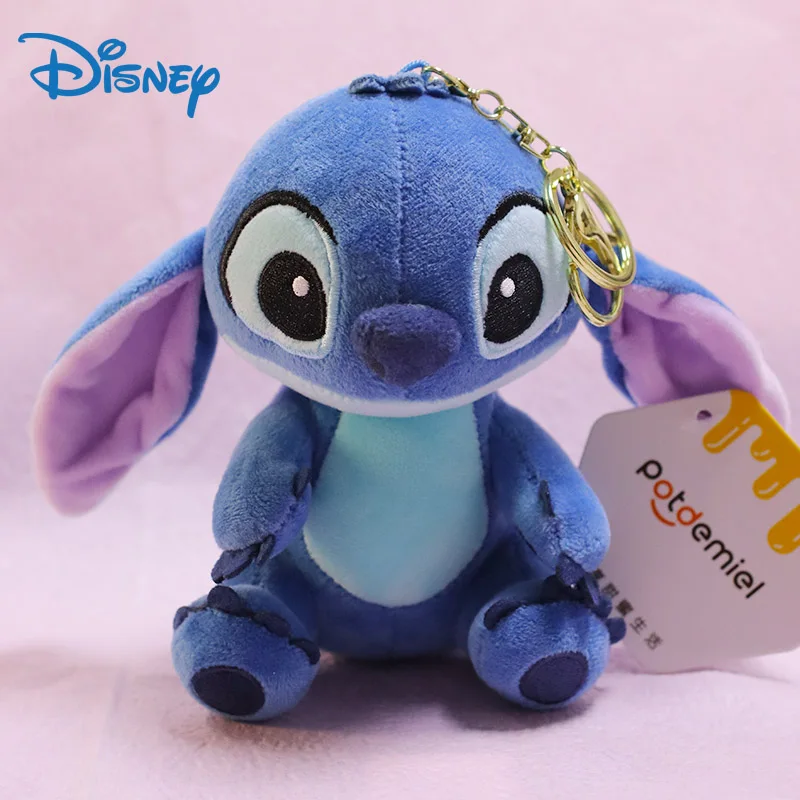 

Плюшевые куклы Лило и Ститч, 10 см, игрушка Диснея, милый брелок, плюшевый рюкзак, мягкие животные, подарок для подруги, женская сумка с подвес...
