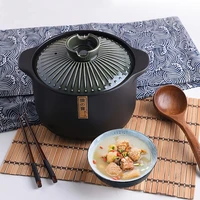 ceramic casserole japanese round green blue 2 5 6l multiple size cooking pot cookware household kitchen supplies saucepan