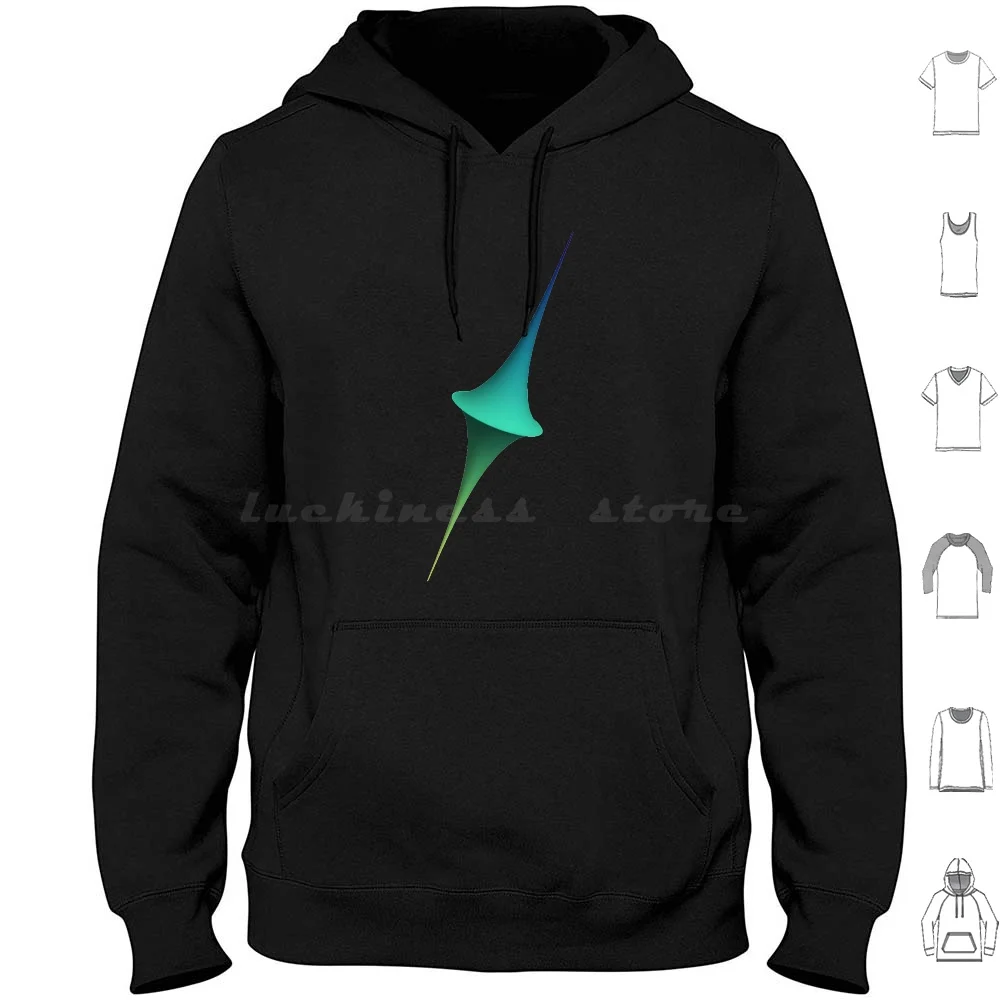 

Pseudosphere Hoodie cotton Long Sleeve Maths Mathematics Shape Geometry Differential Geometry Calculus Pseudosphere Pseudo