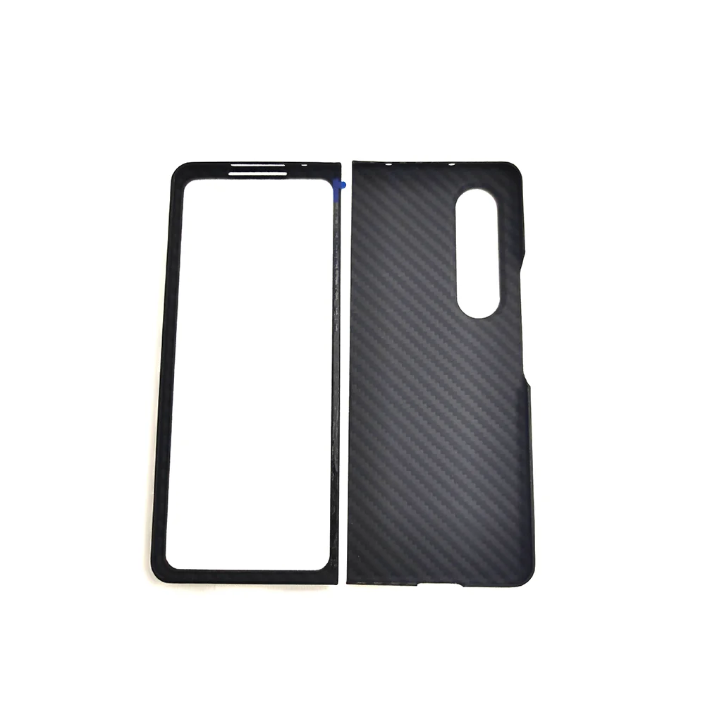 Tanie Etui Na Telefon Do Samsung Galaxy Z Fold 4 Pokrowiec Z Włókna Węglowego Ultra Cienki Futerał Z Prawdziwego Węgla Do Galaxy Z Fold 4 Osłona Z Włókna Aramidowego