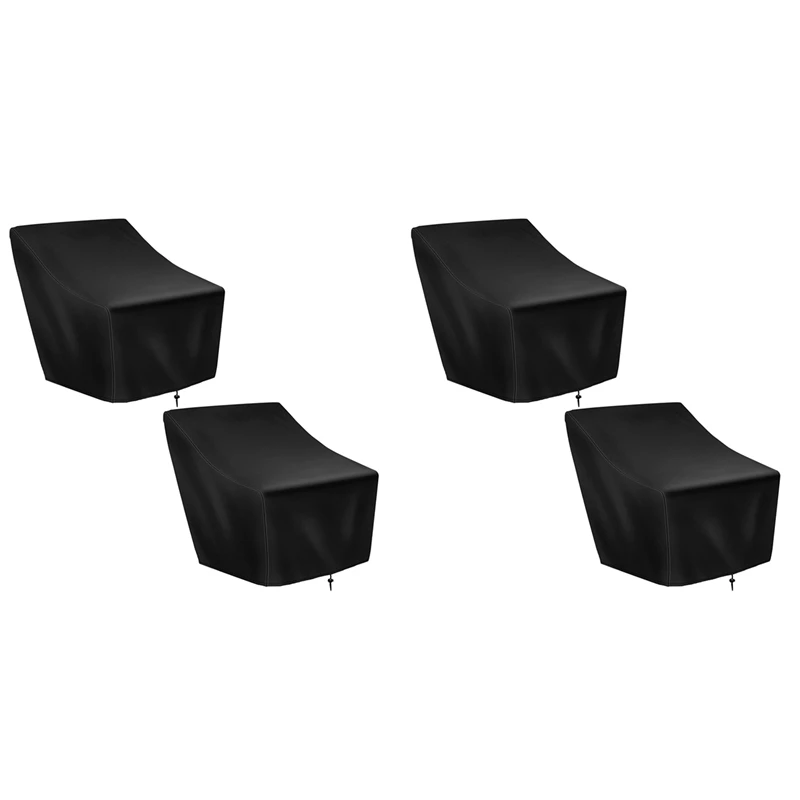 

Чехлы на стулья для патио, 4 шт., водонепроницаемые чехлы для мебели на Глубокие сиденья для отдыха на открытом воздухе, одинарный чехол 27x31x40 дюймов