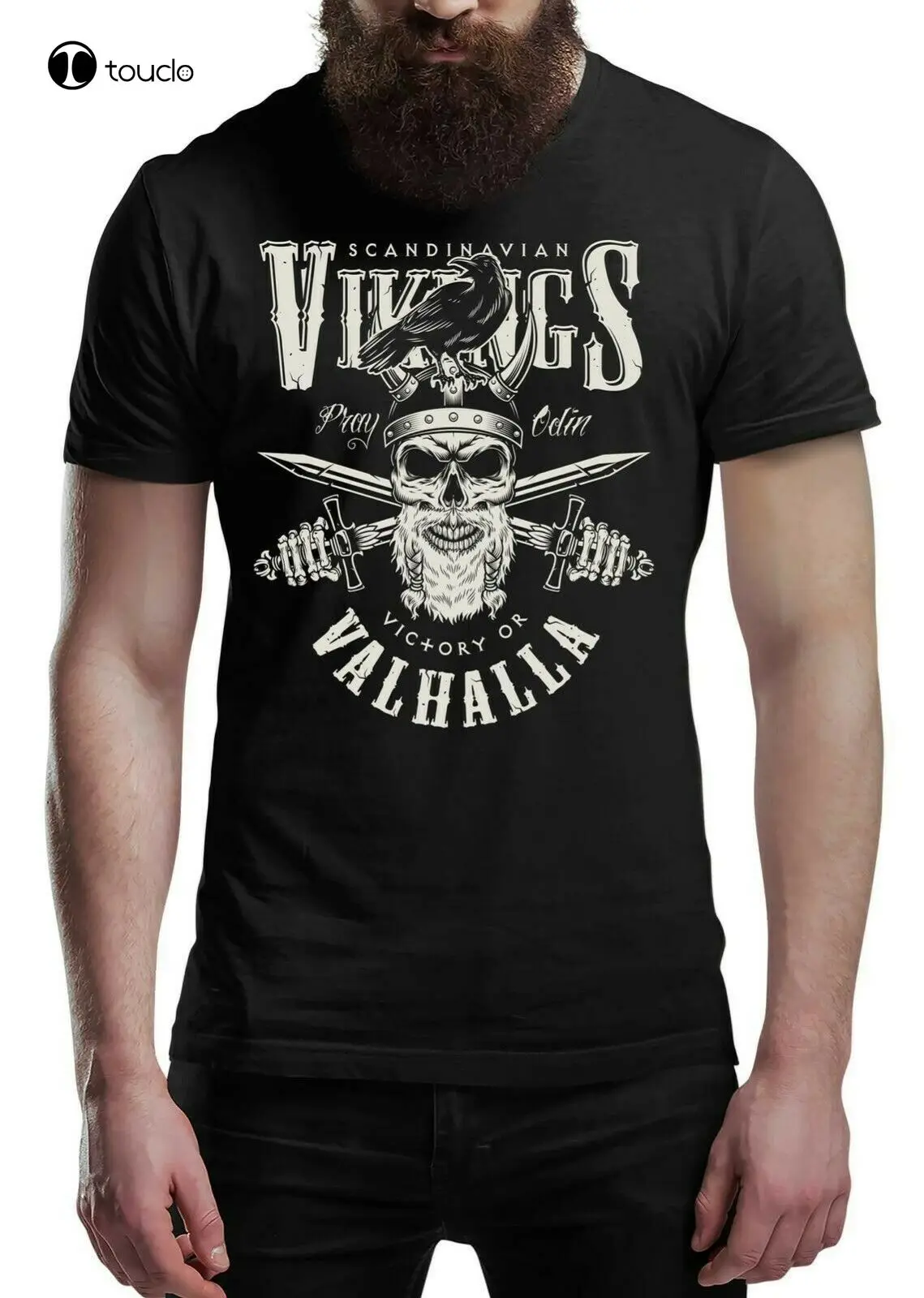 

Новинка, футболка скандинавских викингов, футболка Victory или Valhalla, норвежская Скандинавская мифология, хлопковая футболка унисекс