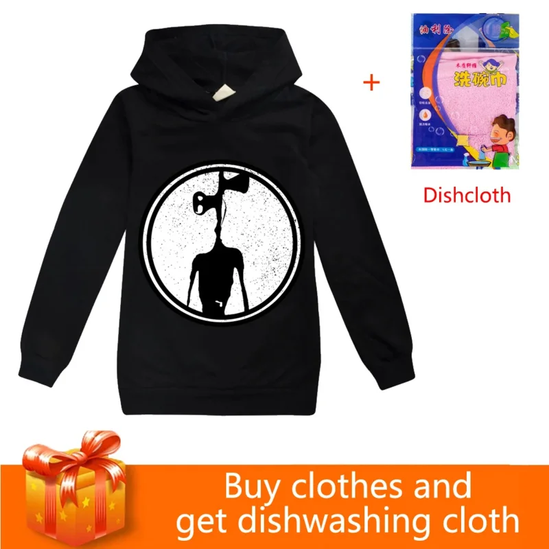 Детская толстовка основа SCP 096 для девочек бега мальчиков мультяшный свитшот