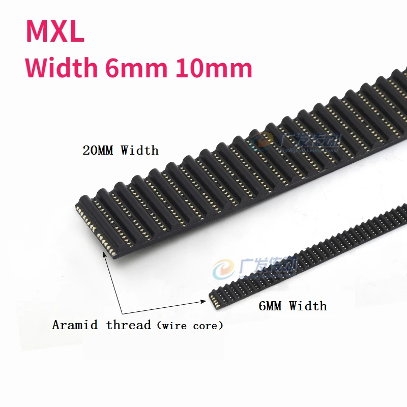 

1 метр черный полиуретановый ТПУ + кевларовый открытый ремень ГРМ MXL ширина 6 мм 10 мм