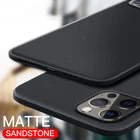 Мягкий матовый тонкий чехол для iPhone 13, 12 Pro Max, XR, XS, 8, 7, 6s, 6 Plus, SE, 2, 2020, 12 Mini, 11 Pro Max, скраб из песчаника, Ультратонкий чехол