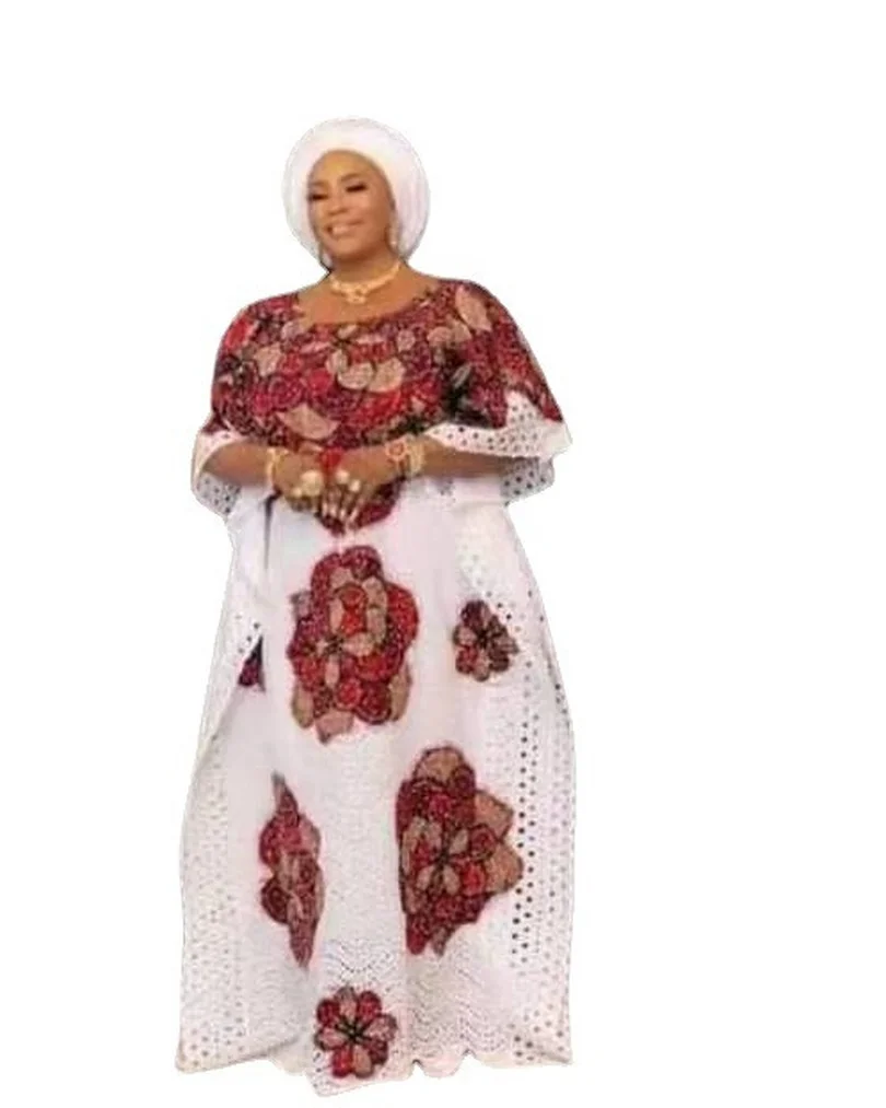 

Африканские хлопковые свободные платья, женское платье-Кафтан большого размера, Марокканское Дубае, роскошная абайя, свадебные вечерние пл...