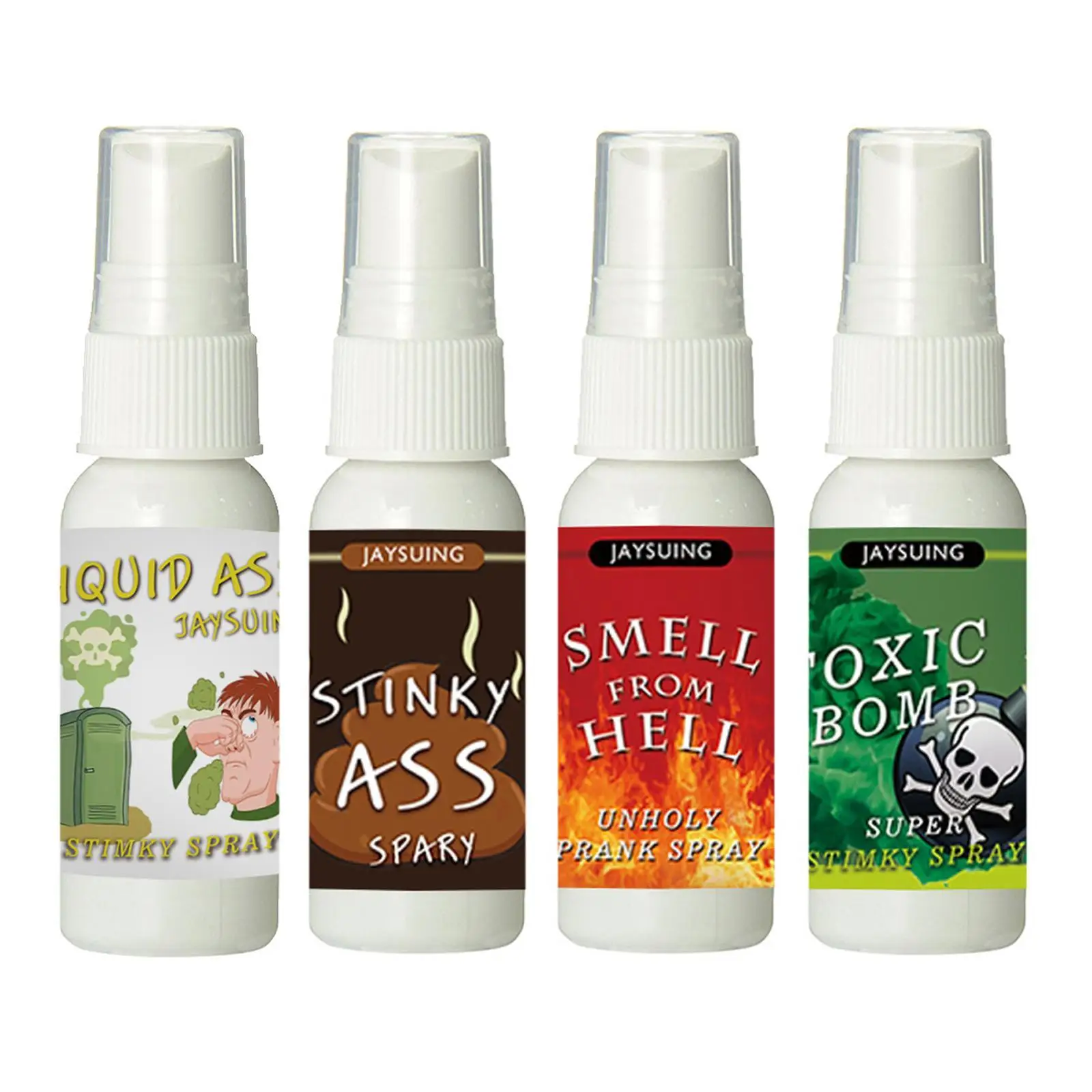 

30ml Liquid Smell Spray Prank Fart Smelly Bomb Spray Adult Children Trick Spoof Scary Odor Spray Halloween Party Prank Toy Gift