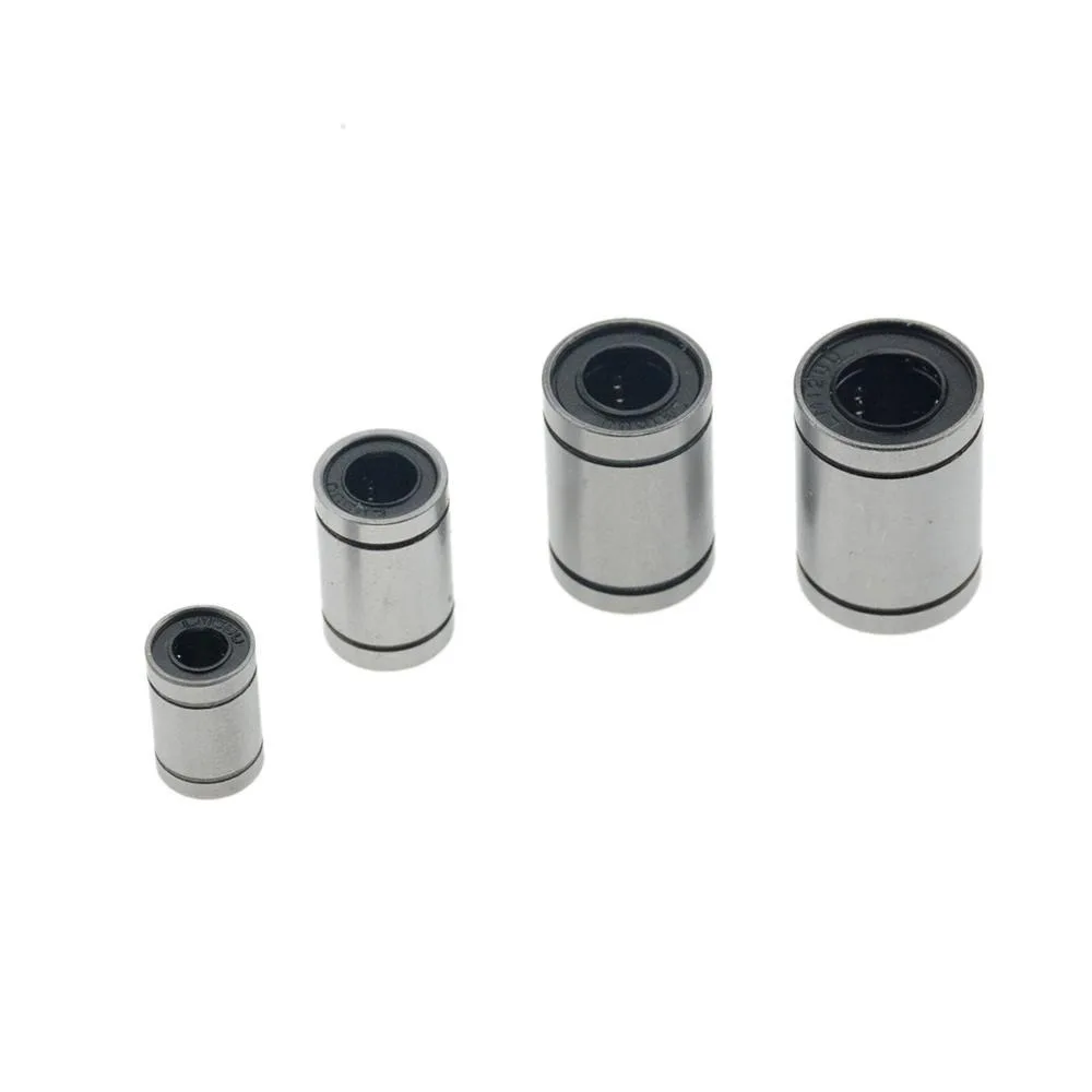 

4pcs LM8UU Linear MotionBall Bearings 3D Printer Bushing Rod Linear Shaft LM3UU LM4UU LM10UU LM16UU LM6UU LM12UU Liner Rails