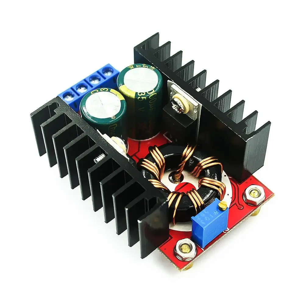 

150w Adjustable Boost Converter Dc-dc 10-32v To 12-35v Step Up Power Supply Module