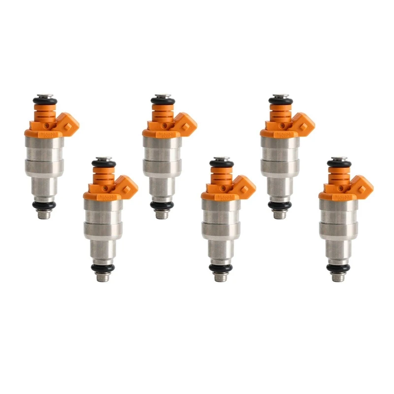 

6Pcs Fuel Injectors 33007127 53003956 FJ26 FJ124 for Wrangler Cherokee YJ 1987-1998 I6 4.0L Car Accessories