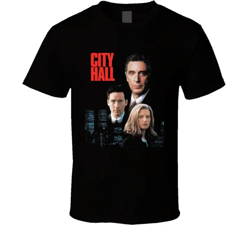 Футболка в стиле ретро 90-х годов с изображением городского зала пахино