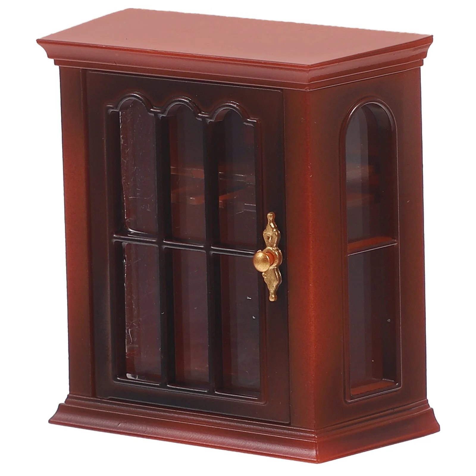 

Miniatures Cabinet Model Living Room Tiny House Furniture Wall Photo Prop Plastic Display Decoration