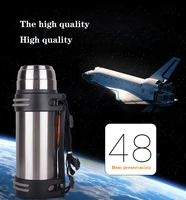 1200ml2000ml large capacity outdoor travel outdoor sports thermos cup 304 stainless steel inner high quality thermos pot