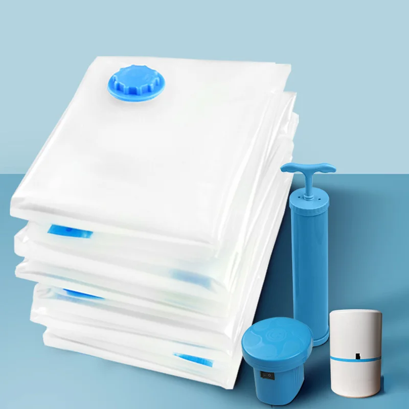 

Vacuümzak Voor Kleding Opbergtas Herbruikbare Kleding Organizer Seal Compressed Reizen Saving Ruimte Zakken Seal Packet