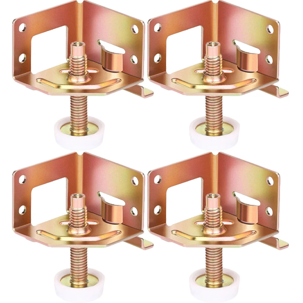 

4 Pcs Adjust The Foot Pad Heavy Duty Leveling Feet Furniture Legs Cold Rolled Steel Adjustable Outdoor Levelers