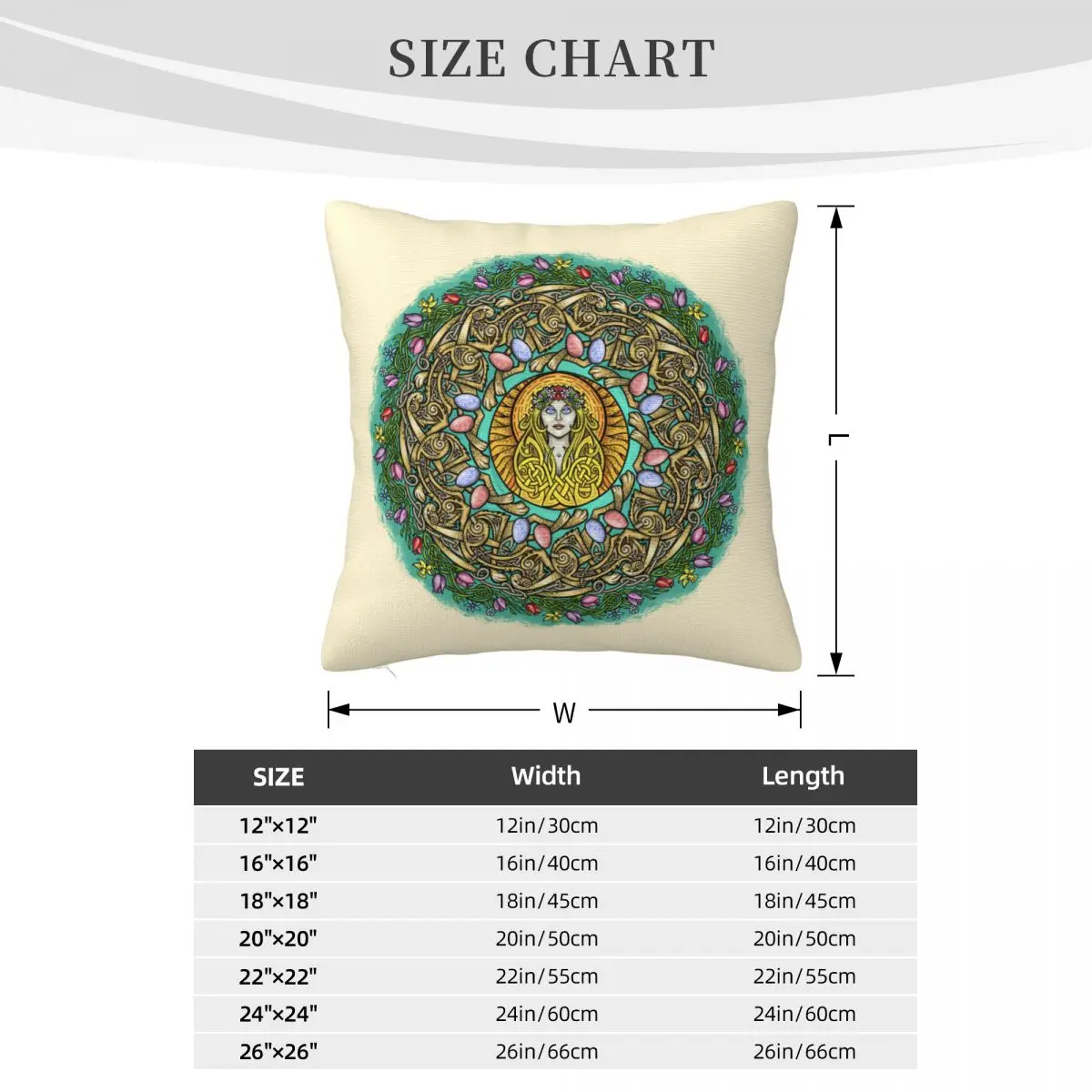 Рисунок 6 - Наволочка Eostre с принтом