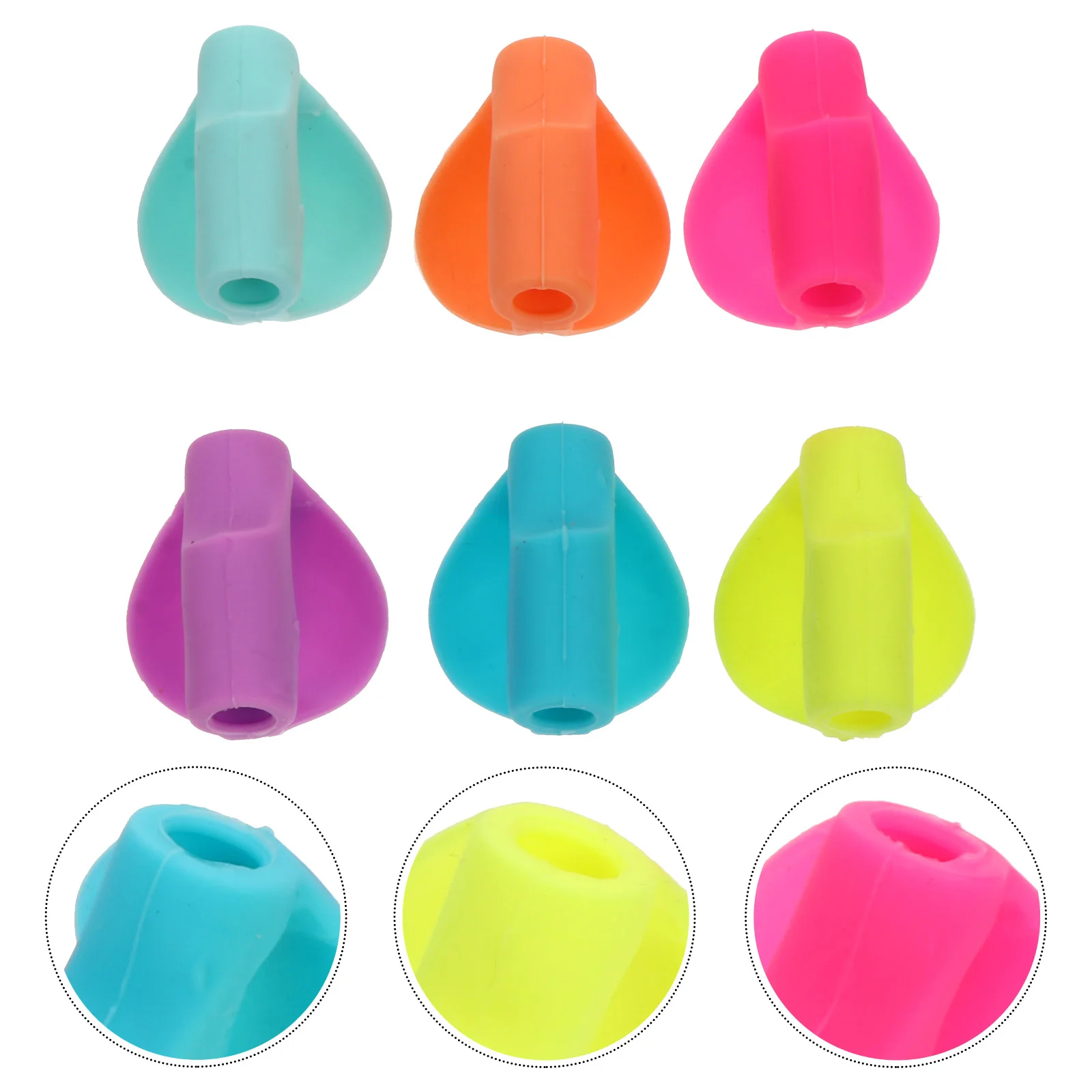 

6Pcs Writing Aid Grips Writing Training Devices Holders for Children Pen School