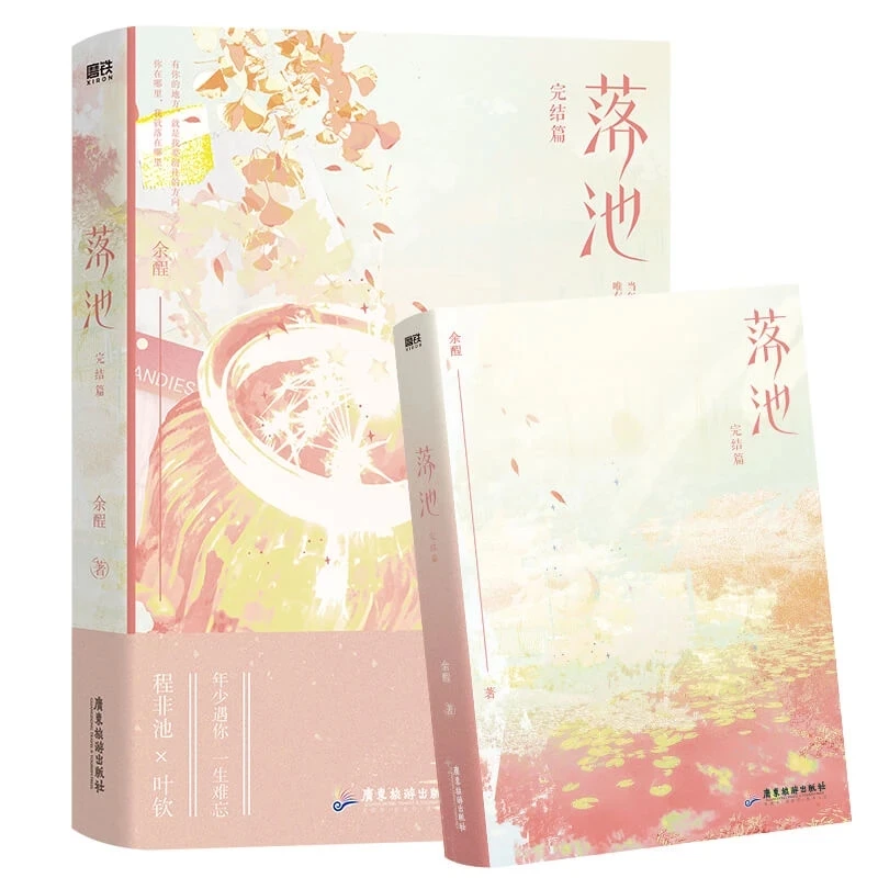 

New Luo Chi Fall For You Chinese Original Novel Volume 2 Cheng Feichi, Ye Qin Youth Campus Romance BL Fiction Book