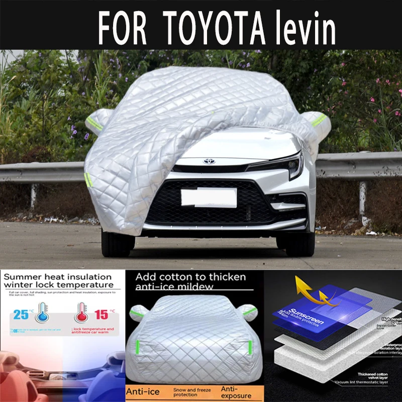 

For TOYOTA levin auto hail proof protective cover,snow cover,sunshade,waterproof anddustproof external car accessories