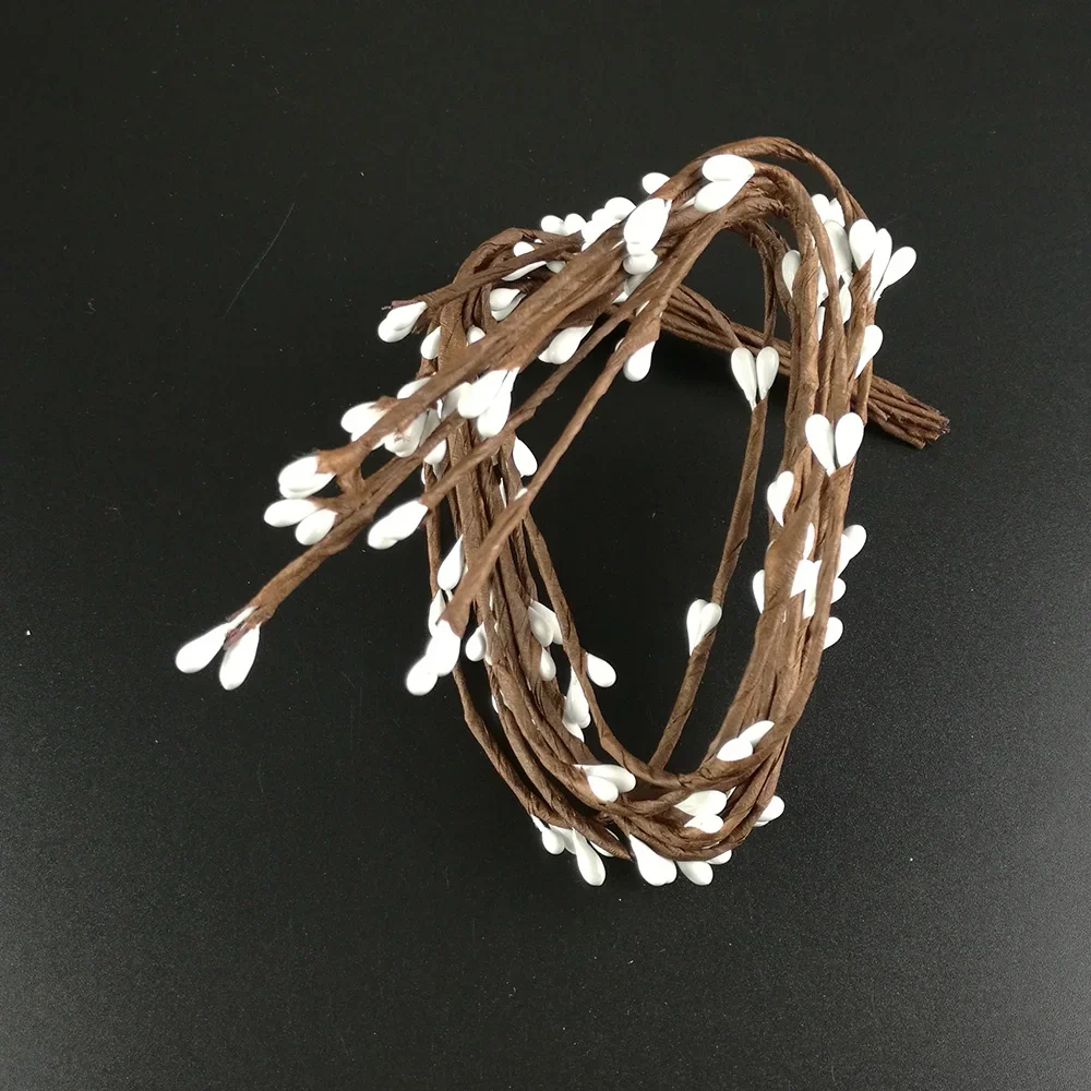 100 шт., искусственные ветки бутона, цветочная тычинка для венок, цветочная композиция, декор, свадебные украшения «сделай сам», цветы для скрапбукинга