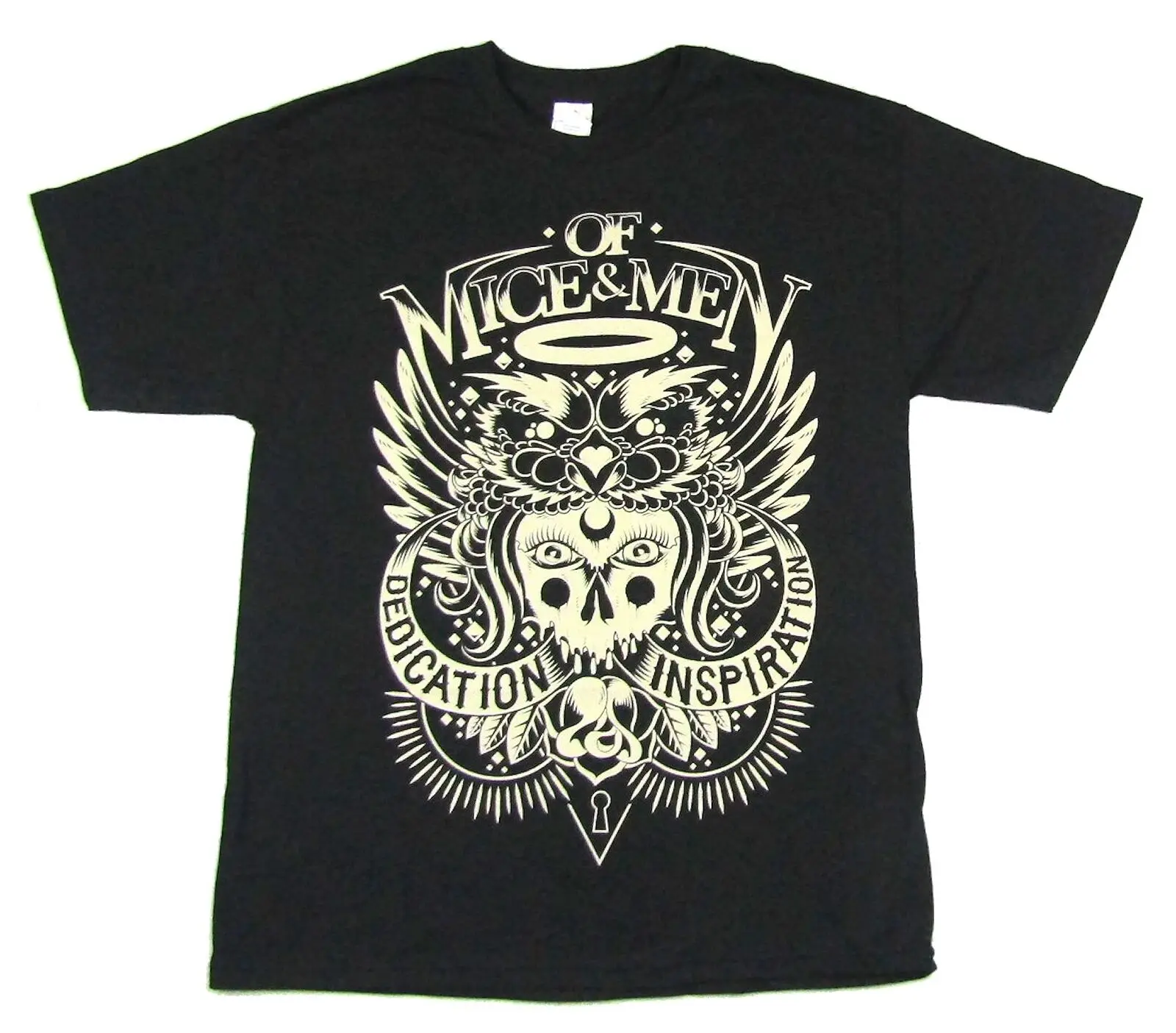 

Of Mice & Men Goat Skull Dedication Black T Shirt New Merch