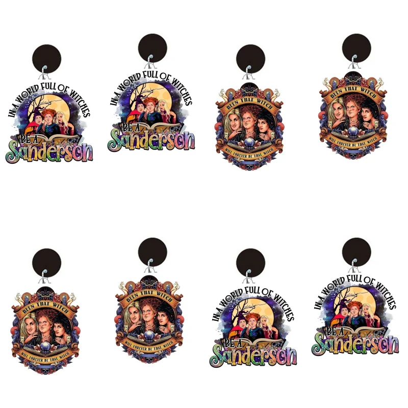 

2023 Horror Joker Acrylic Charm Earring For Women Epoxy Terror Clown Dangle Earrings Jewelry for Women Free Shipping