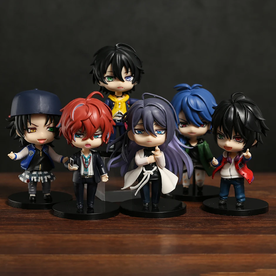 

6 шт./компл. гипноз Mic Division Rap Battle Yamada Ichiro Jiro Saburo Dead or Alive ill-DOC DOPPO фигурки, настольные украшения, куклы