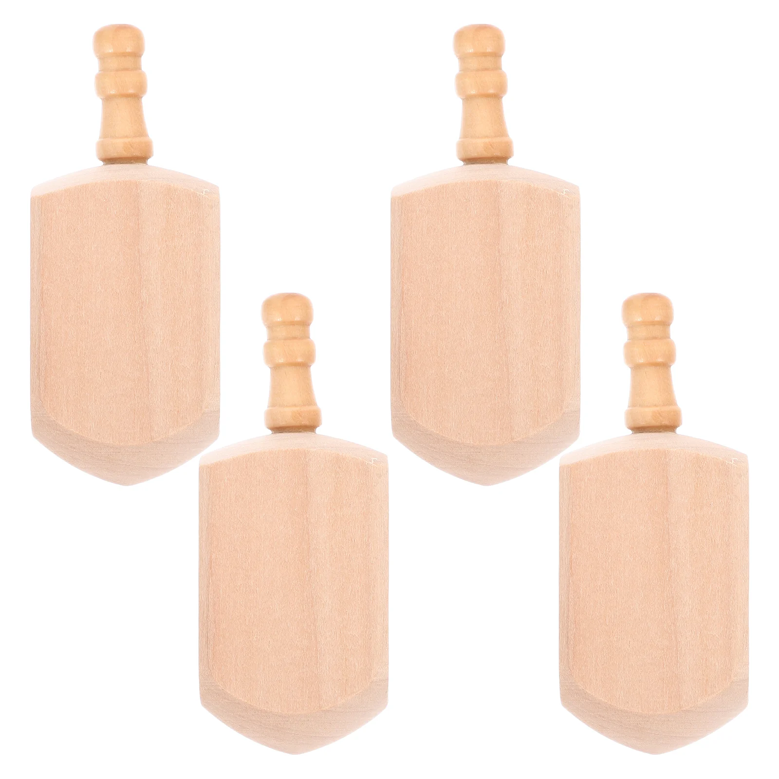 4 шт. Hanukkah Dreidel Dreidels для декоративной деревянной доски игры из бисера детская