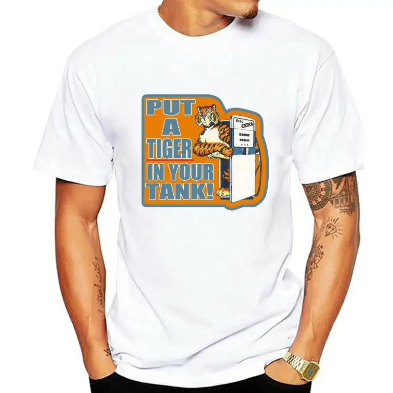 

60 Gas Pop Culture Classic Esso Tiger custom tee любого размера в любом цвете