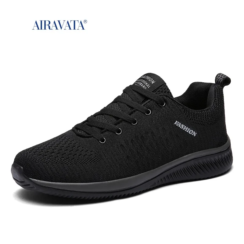 Casual Sneakers Men's Running Shoes Knitted Comfortable Tenis Feminino Lightweight Tenis Masculino Lace-up
