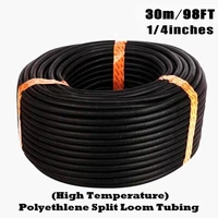 9843ft 14 38 30m protective tube split opening section wire black corrugated solar panel cable sleeve home improvement ad10
