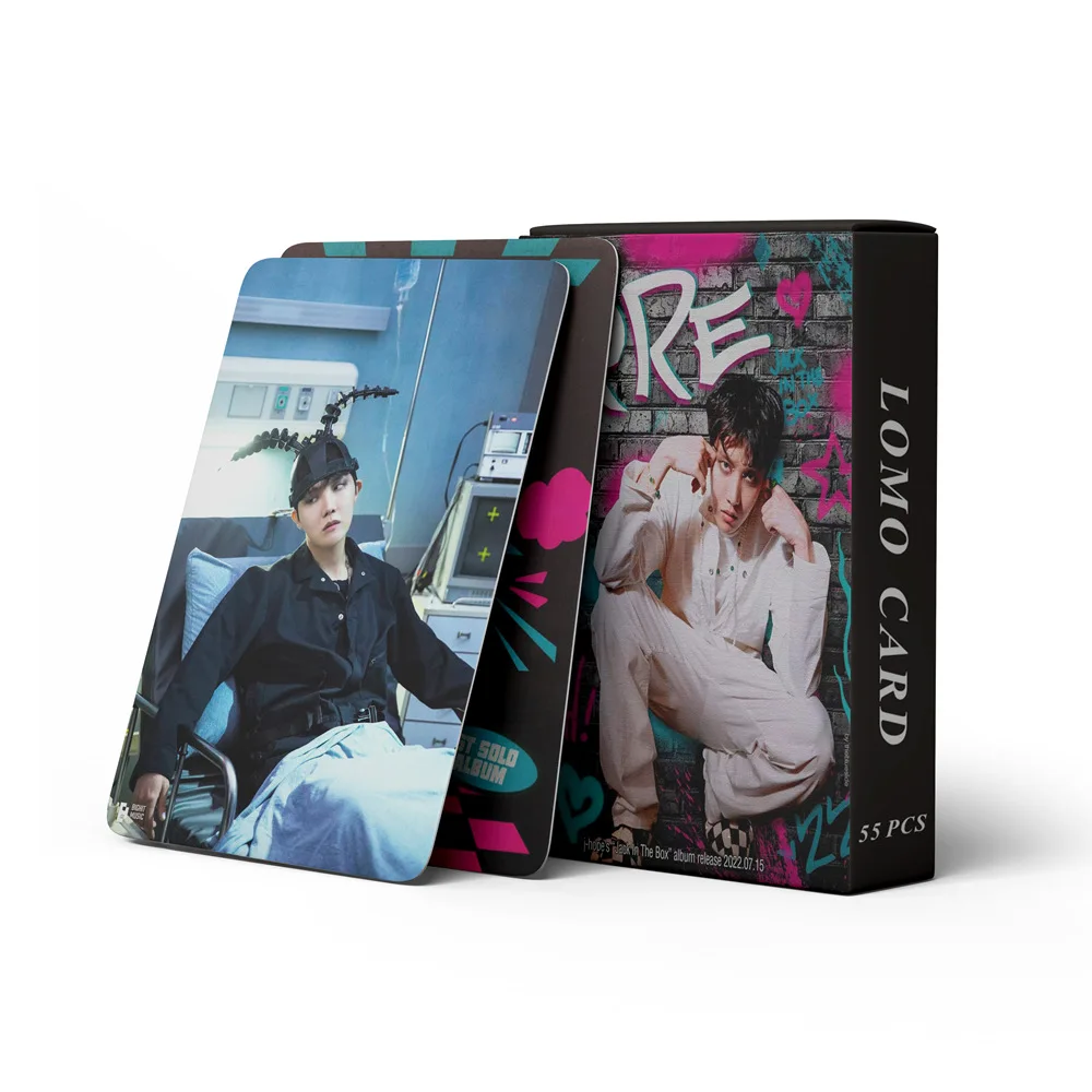 

55 шт./компл. Kpop Idol Lomo Cards J-hope Solo More Photocards Photo Card открытка для коллекции поклонников