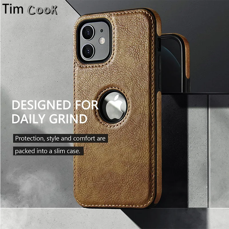 

Luxury Leather hollowed Logo Cover for iphone 14 13 12 11 Pro Max X XS XR 8 7 Plus Shockproof Mobile Phone Case