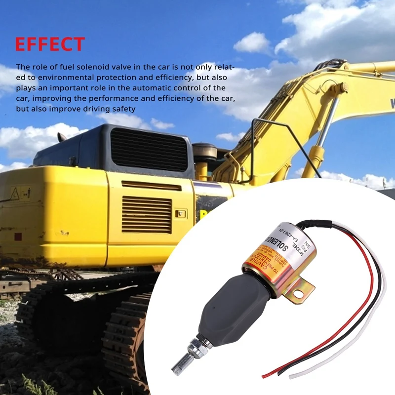 Топливная остановка 24 В электромагнит фотомагнит 600-815-7550 для Komatsu фотомагнитный