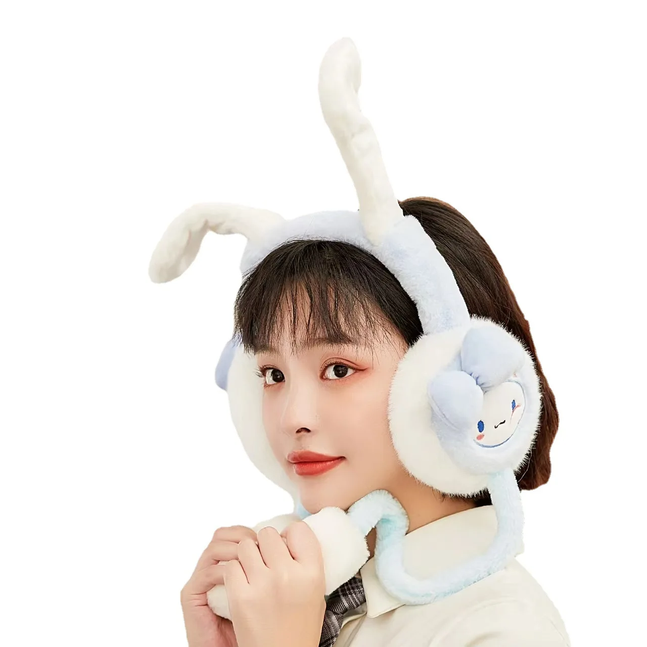 

Kawaii Sanrios Cinnamoroll Winter Warm Earmuffs Ear Warmers Kuromi My Melody Cute Sweet Ears Will Move Girls Outdoor Ear Warmers