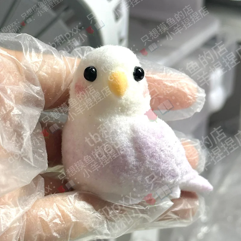 Силиконовый фиджет-фиджет в виде попугая