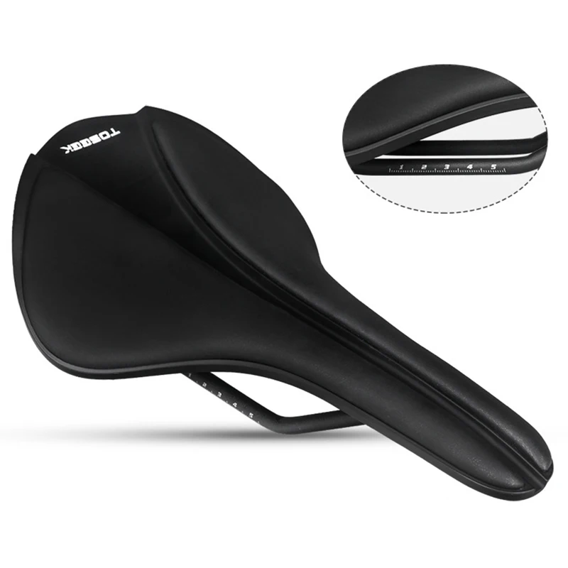 

MTB Road Bike Comfort Wide Bicycle Seat Carbon Fiber 220g Bike Saddle Bicycle Saddle Seat Cycling Saddle Seat Cushion Parts